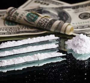cocaine and money
